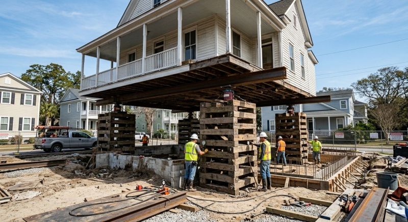 House Raising detail