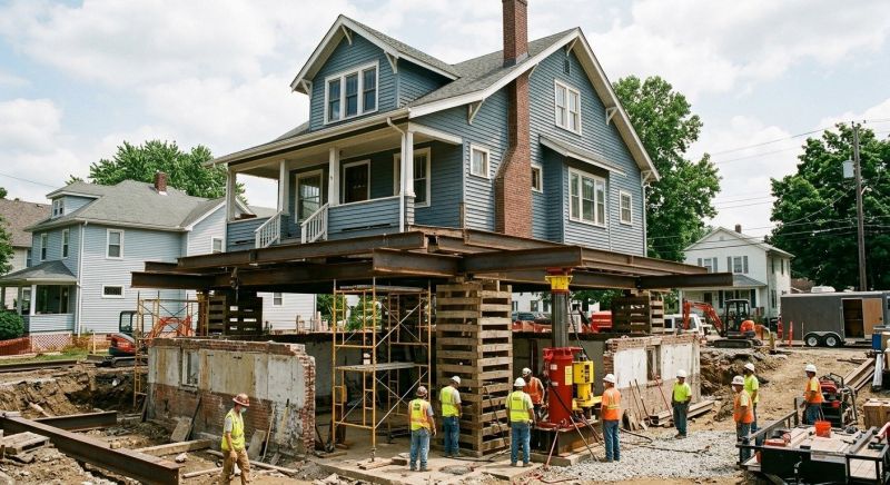 House Raising detail